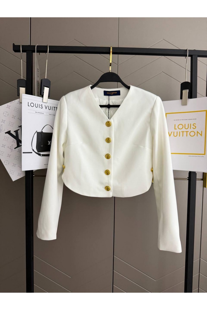 Lоuis Vuittоn Женский укороченный пиджак premium - White
