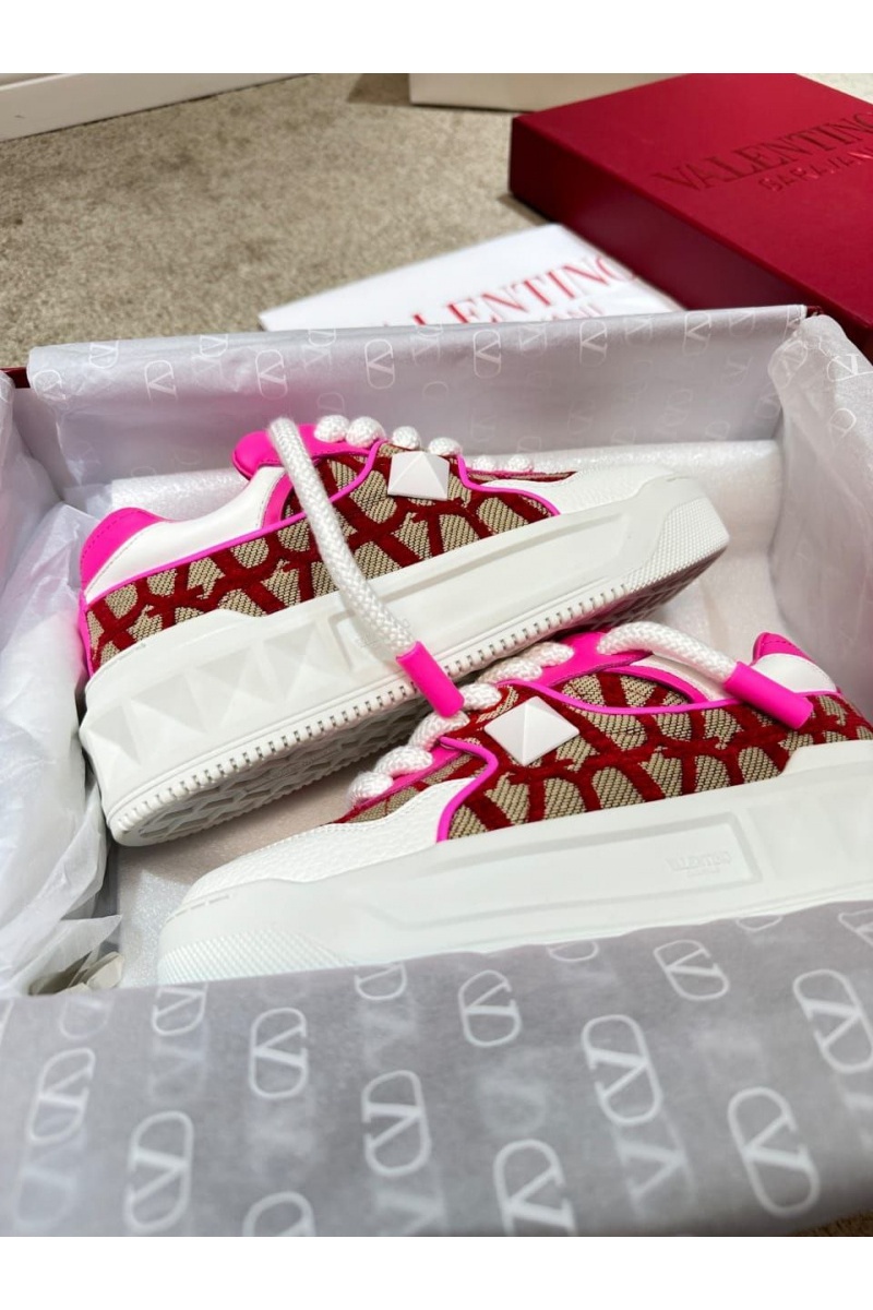 Valentino Женские кроссовки One Stud XL - Pink
