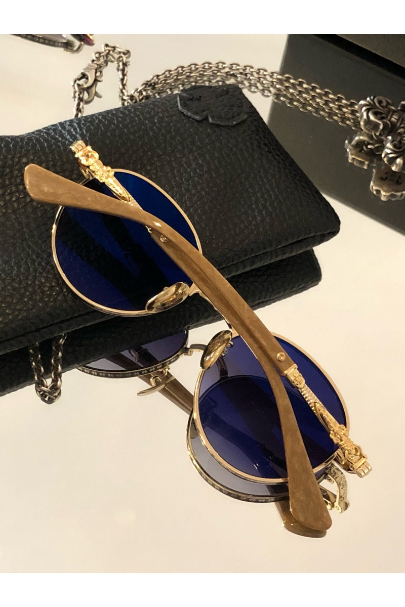 Chrome Hearts Солнцезащитные очки Metal Oval
