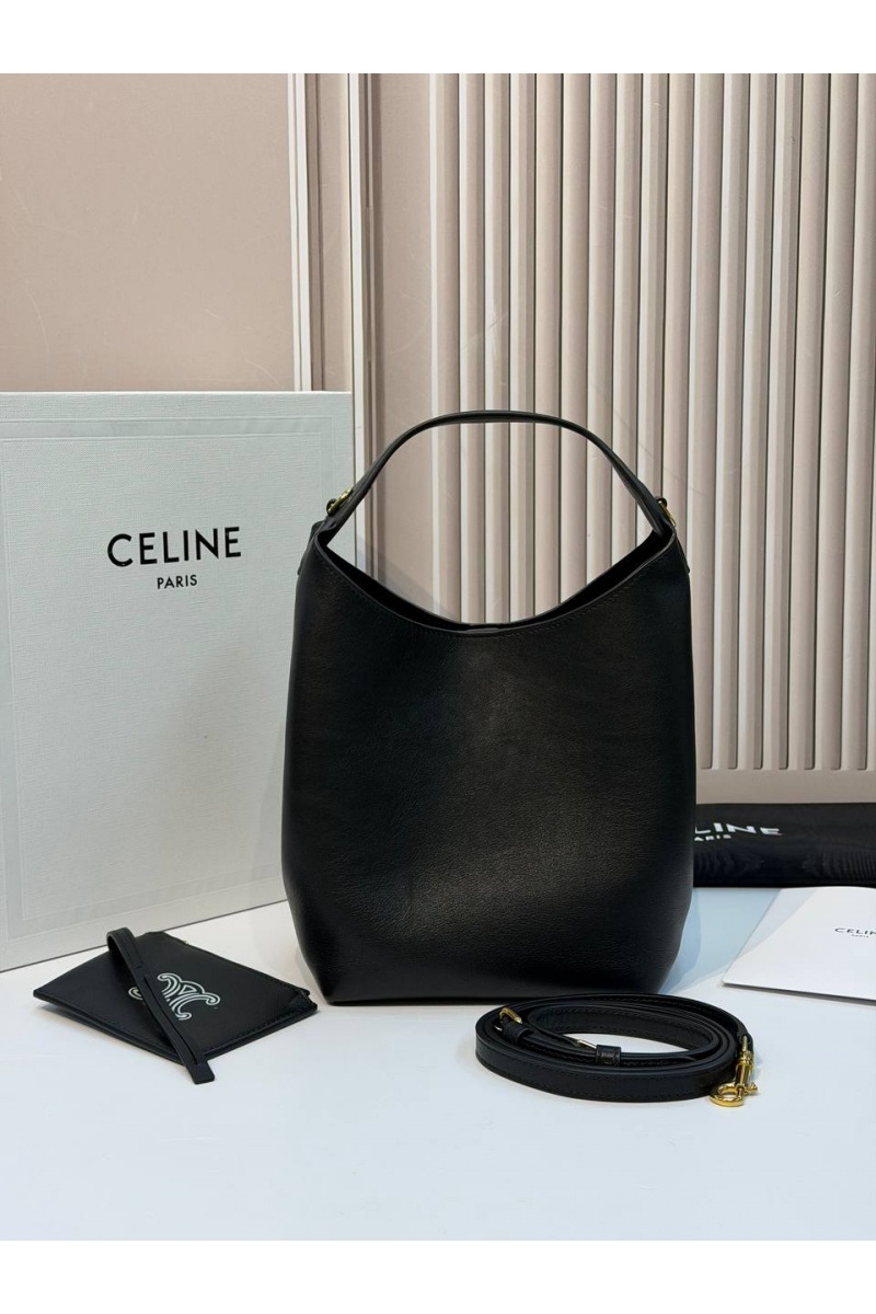 Celine Кожаная сумка Small Hobo premium 18x31x6 см