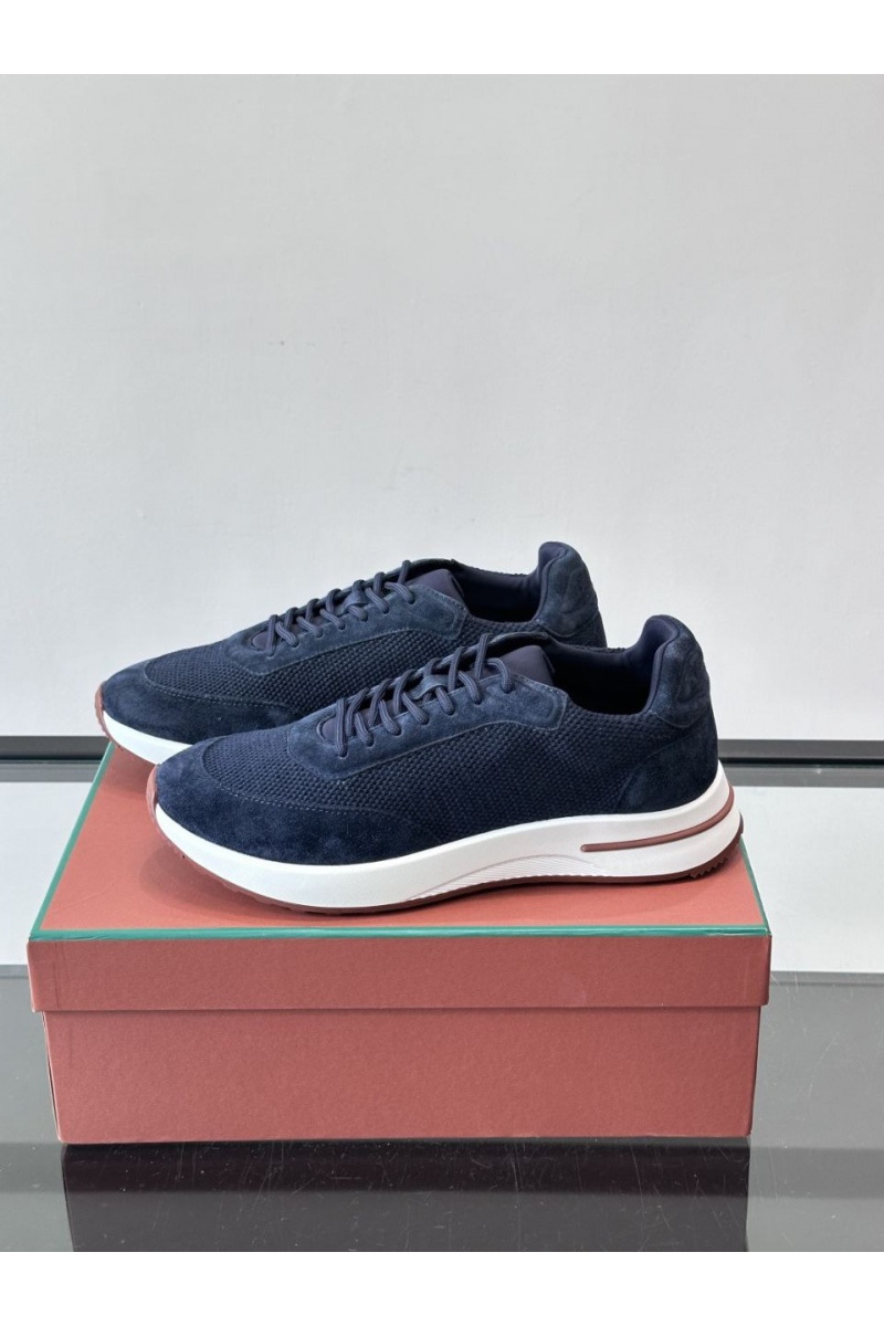 Loro Piana Мужские кроссовки Week End Walk - Navy