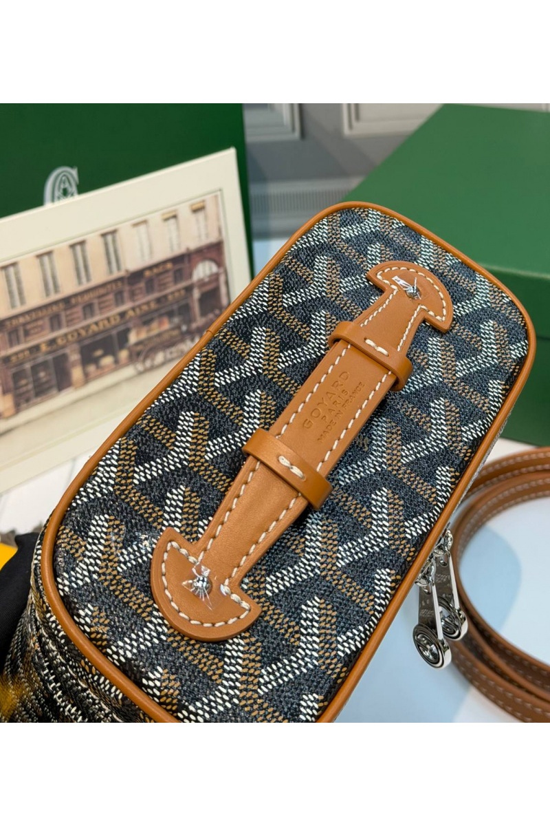 Designer Clothing Кожаная сумка Goyard Muse Mini Vanity ​premium 16,5x10,5x8 см