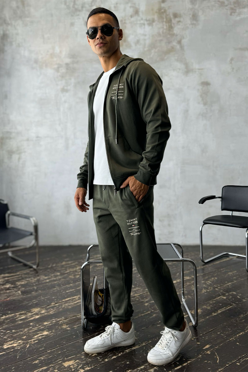 Tommy Hilfiger Спортивный костюм зелёного цвета 