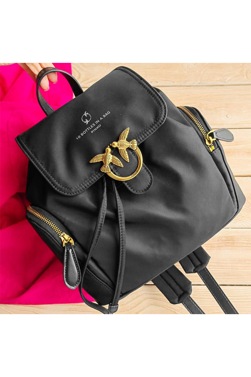  Женский нейлоновый рюкзак Love Recycled 27x27 см