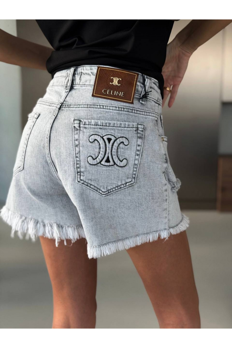 Celine Женские джинсовые шорты premium