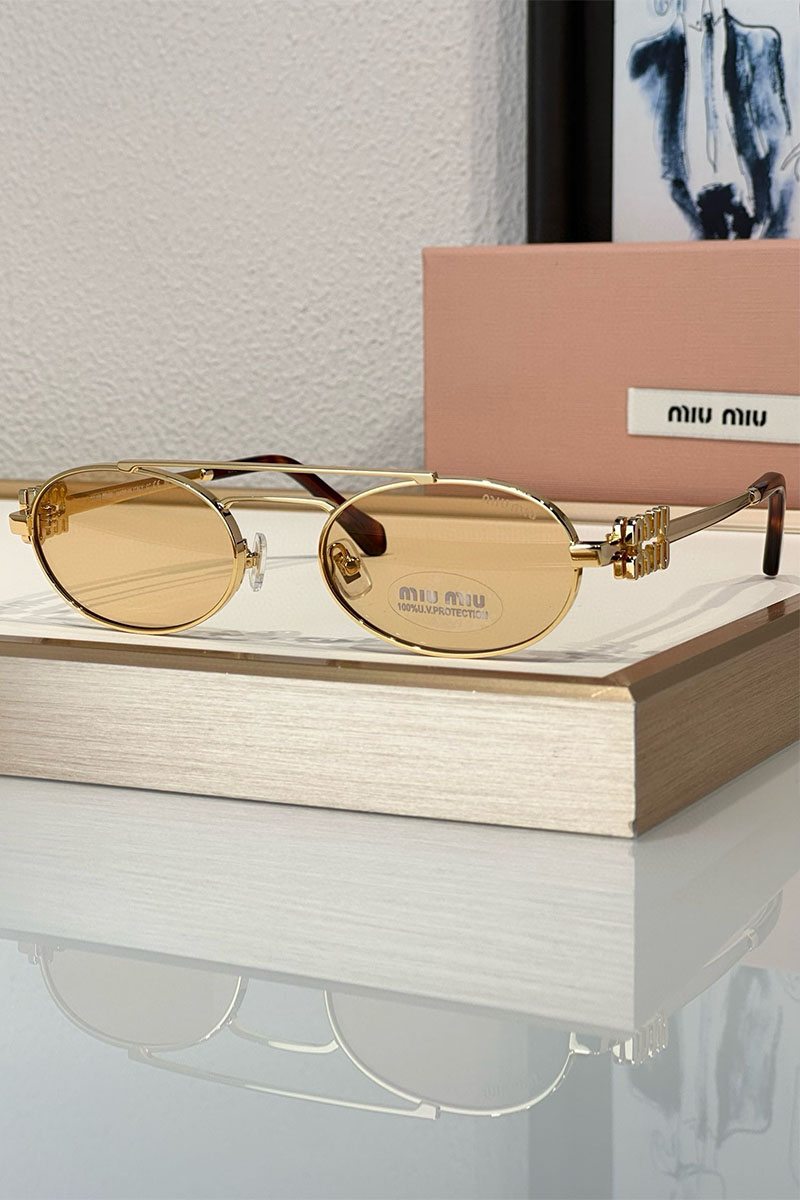 MIU MIU Женские солнцезащитные очки Oval