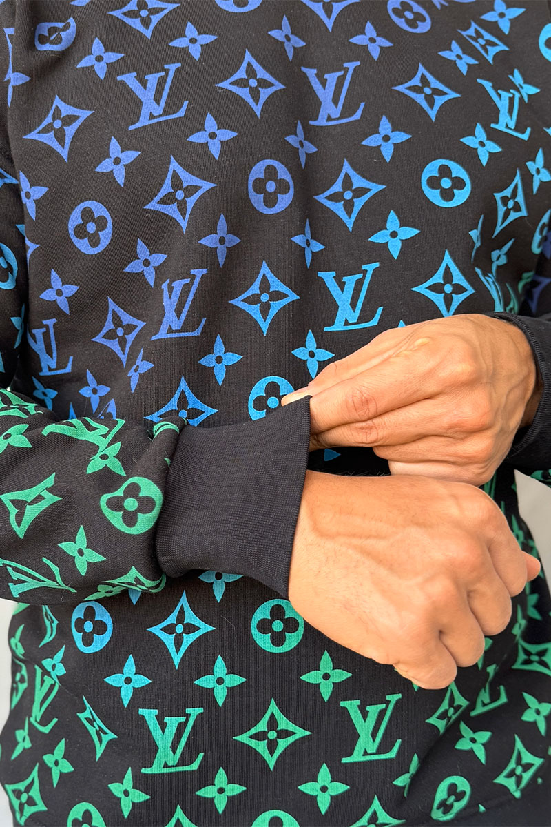 Lоuis Vuittоn Мужской свитшот Gradient Monogram