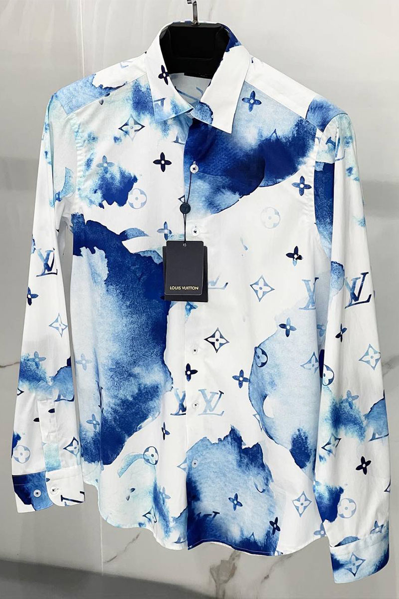 Lоuis Vuittоn Мужская рубашка Monogram Watercolor