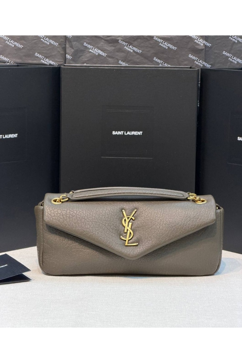 Yves Saint Laurent Кожаная сумка Calypso premium 30x12x5 см