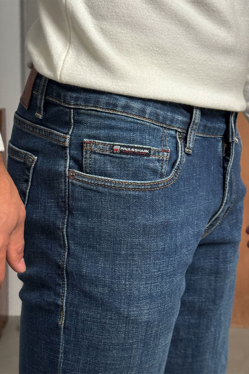 Paul & Shark Мужские синие джинсы regular fit