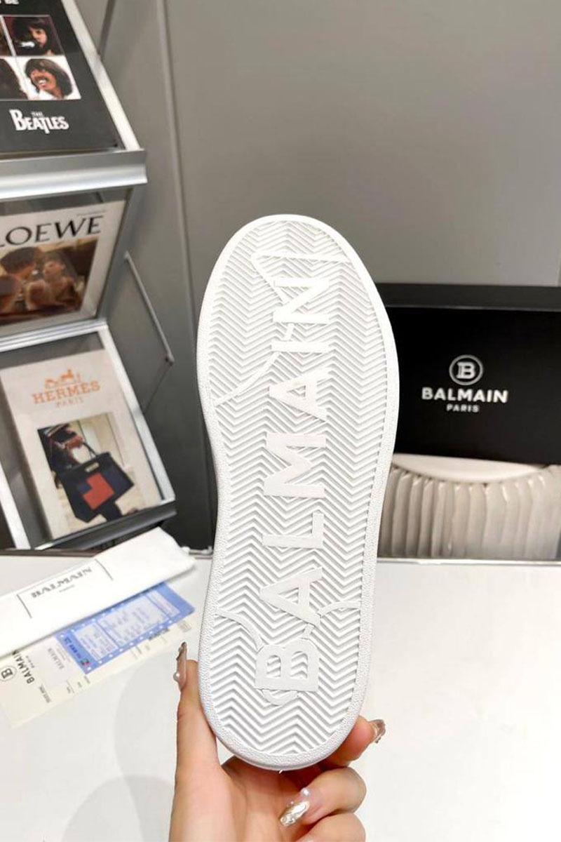 Balmain Мужские кожаные кроссовки B-Court