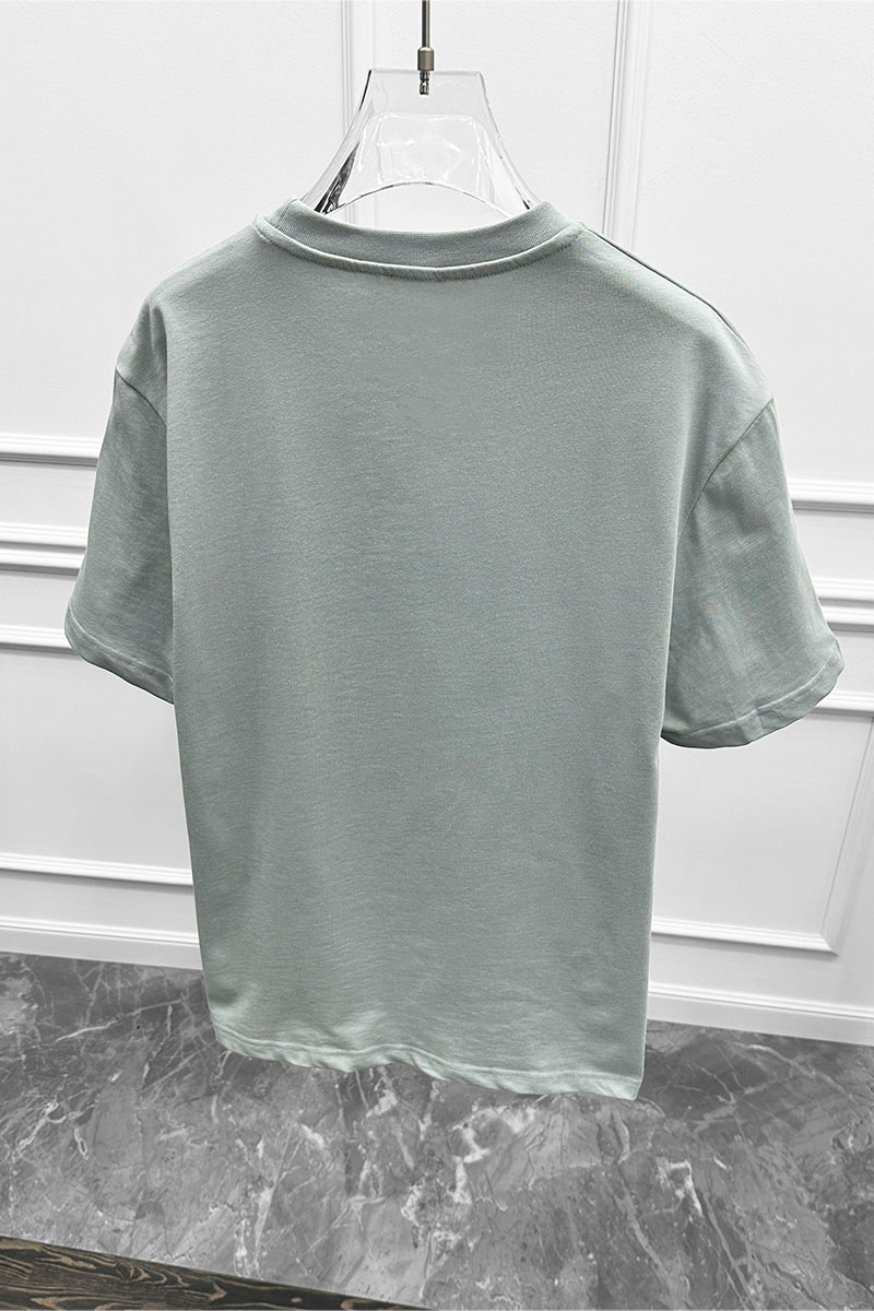 Dior Мужская оверсайз футболка - Grayish Green