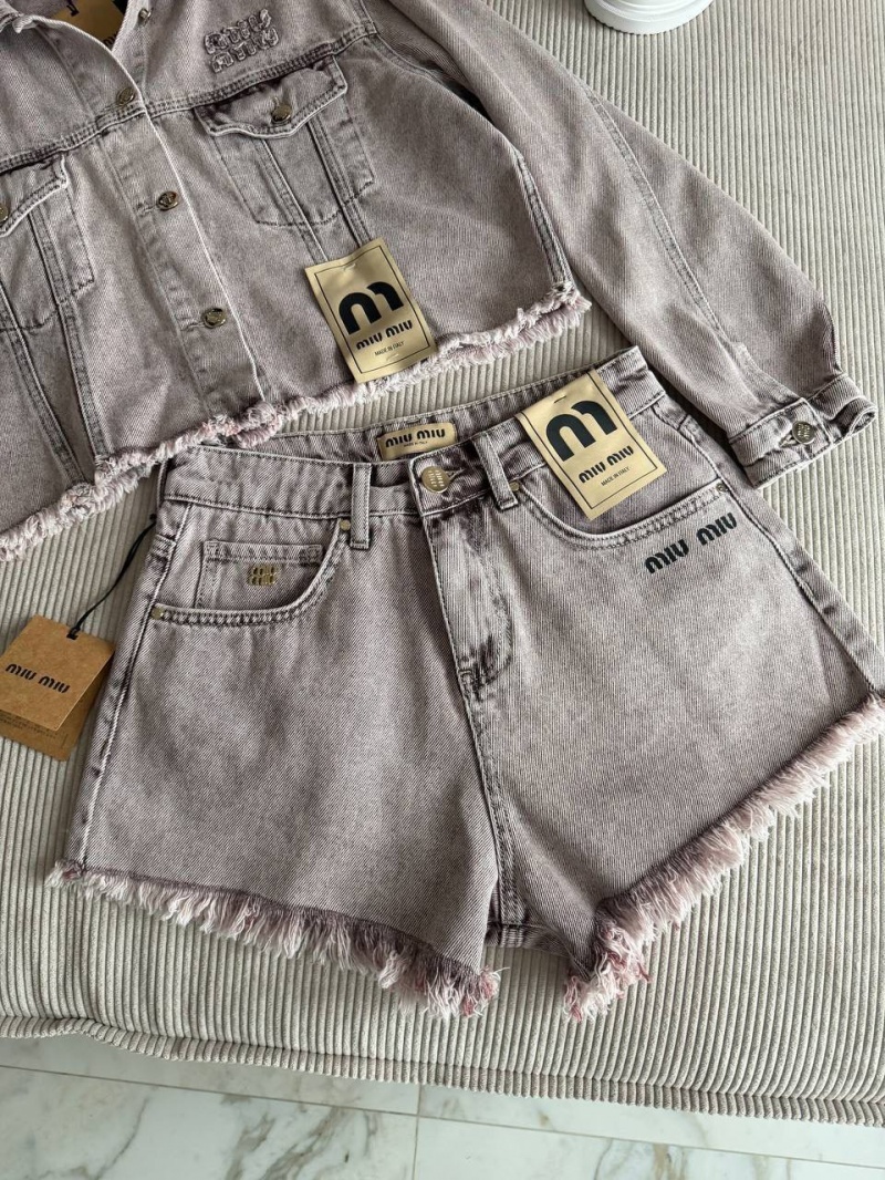 MIU MIU Женские джинсовые шорты premium
