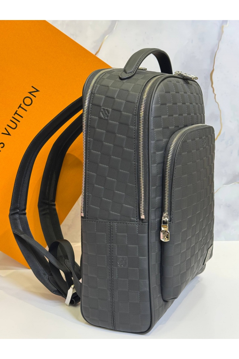 Lоuis Vuittоn Кожаный рюкзак Damier Infini premium 40x31x15 см