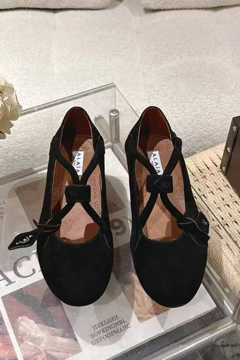 Designer Clothing Женские замшевые балетки Alaia