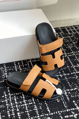 Женские сандалии Premium - Brown / Black