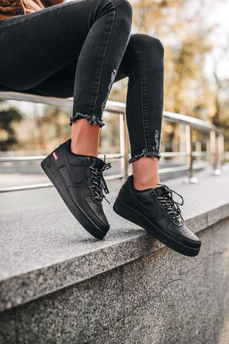 Nike Кроссовки Supreme x AF1 - Black
