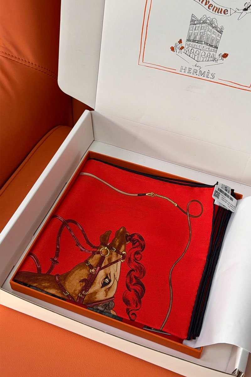 Hermes Платок Grand Galop premium 88x88 см
