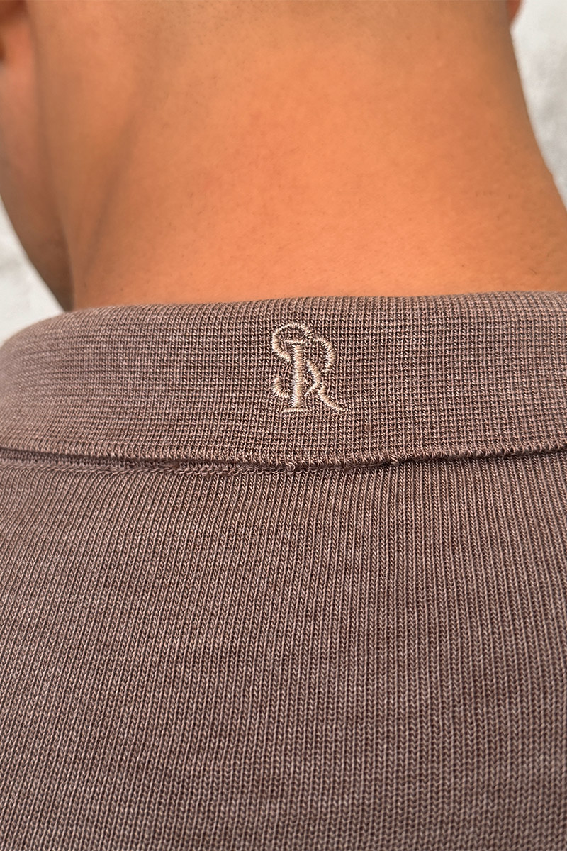 Stеfаnо Riссi Бежевое поло с длинным рукавом zip-up 