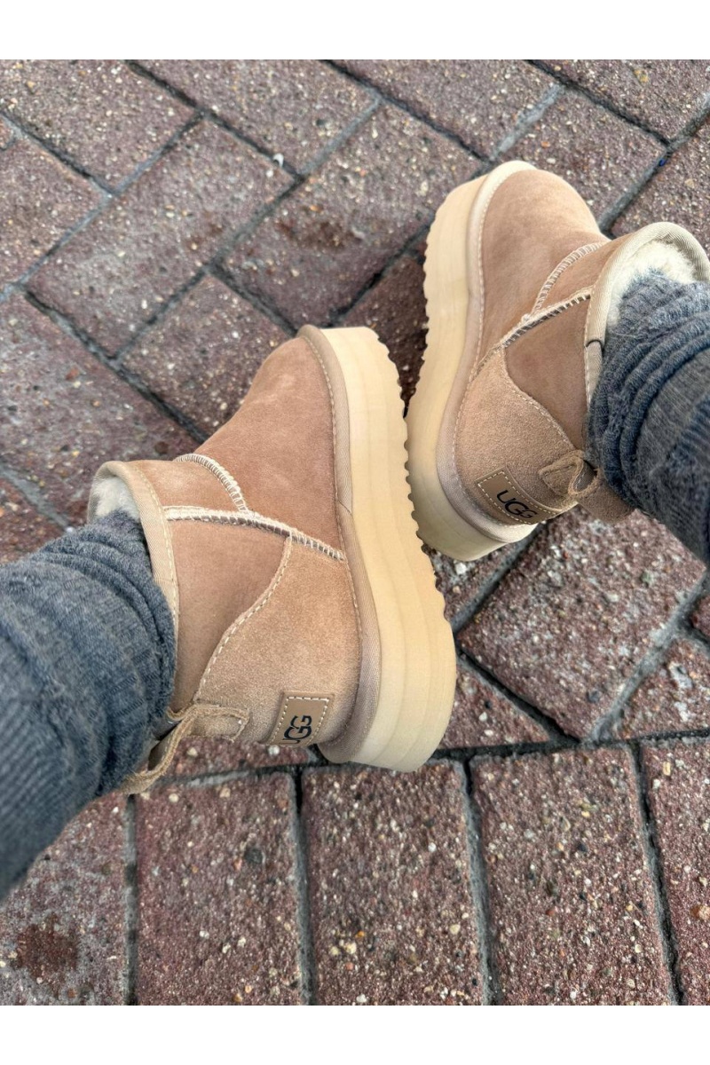 UGG Женские ботинки Classic Ultra Mini Platform - Brown