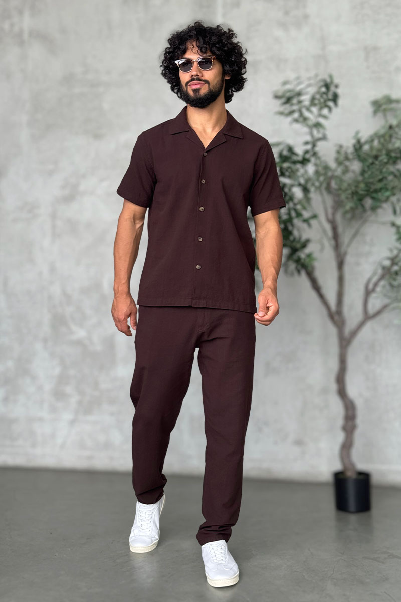 Loro Piana Мужской костюм коричневого цвета