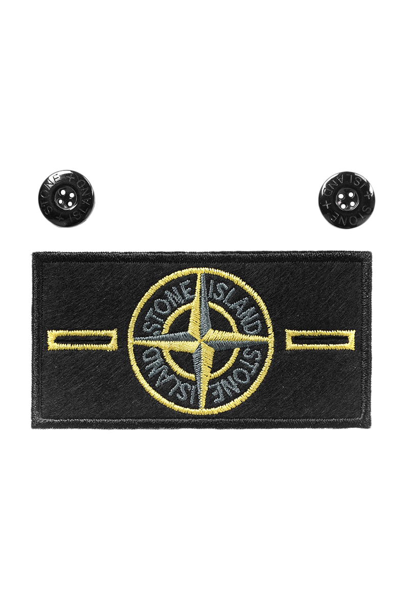 Stone Island Классический патч - Black / Yellow