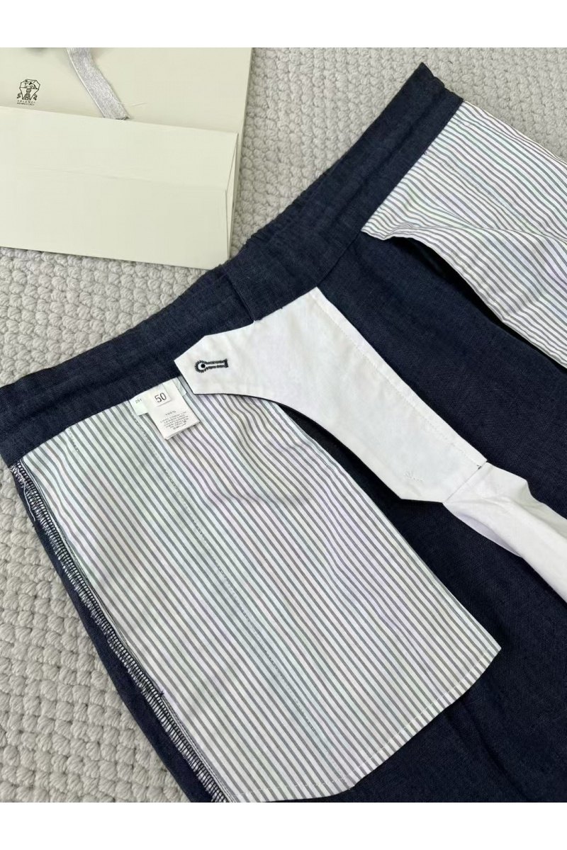 Brunеllо Сuсinеlli Льняные брюки Premium - Navy