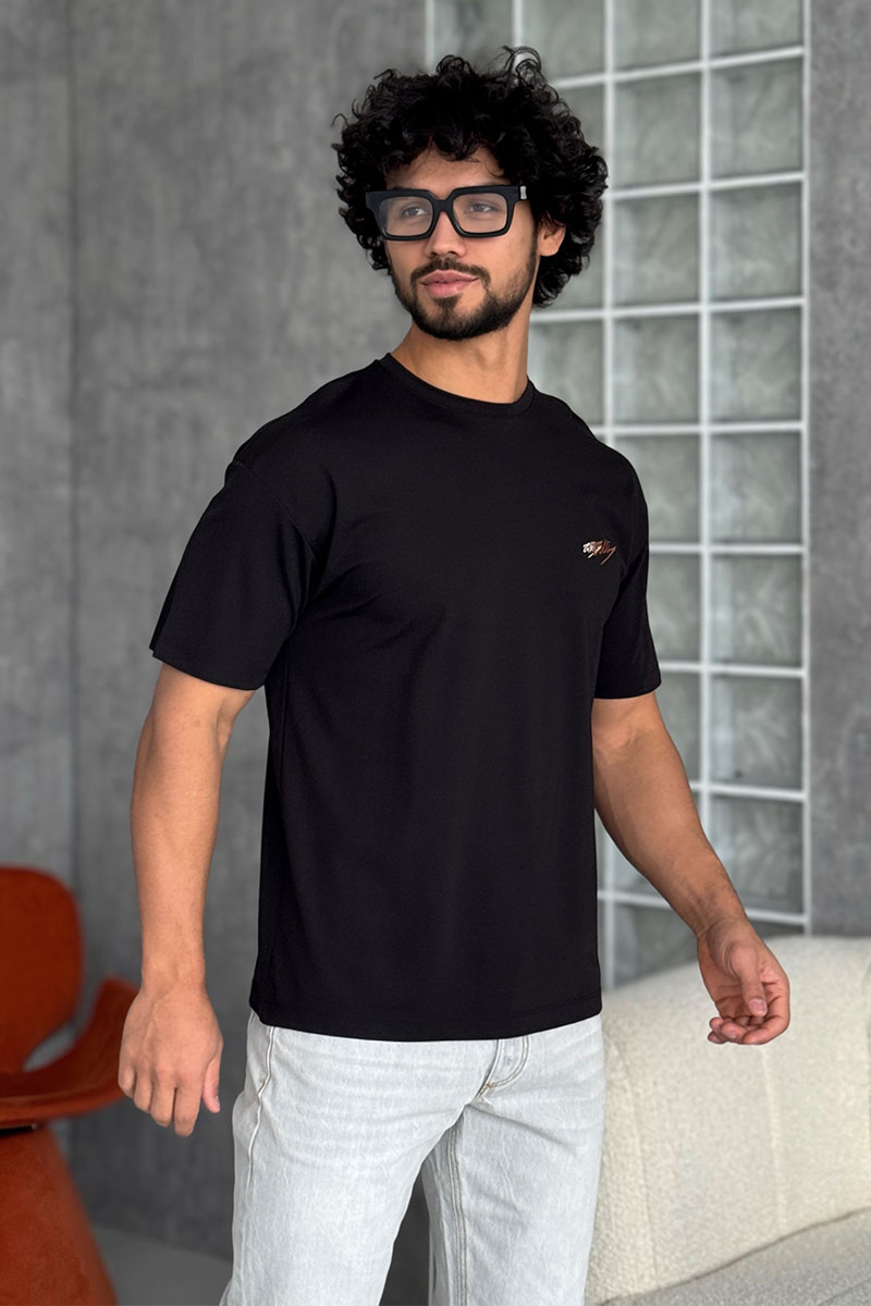 Zilli Мужская чёрная футболка 