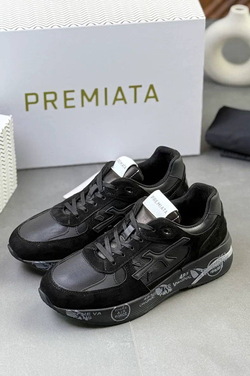 Premiata Мужские комбинированные кроссовки Mick 
