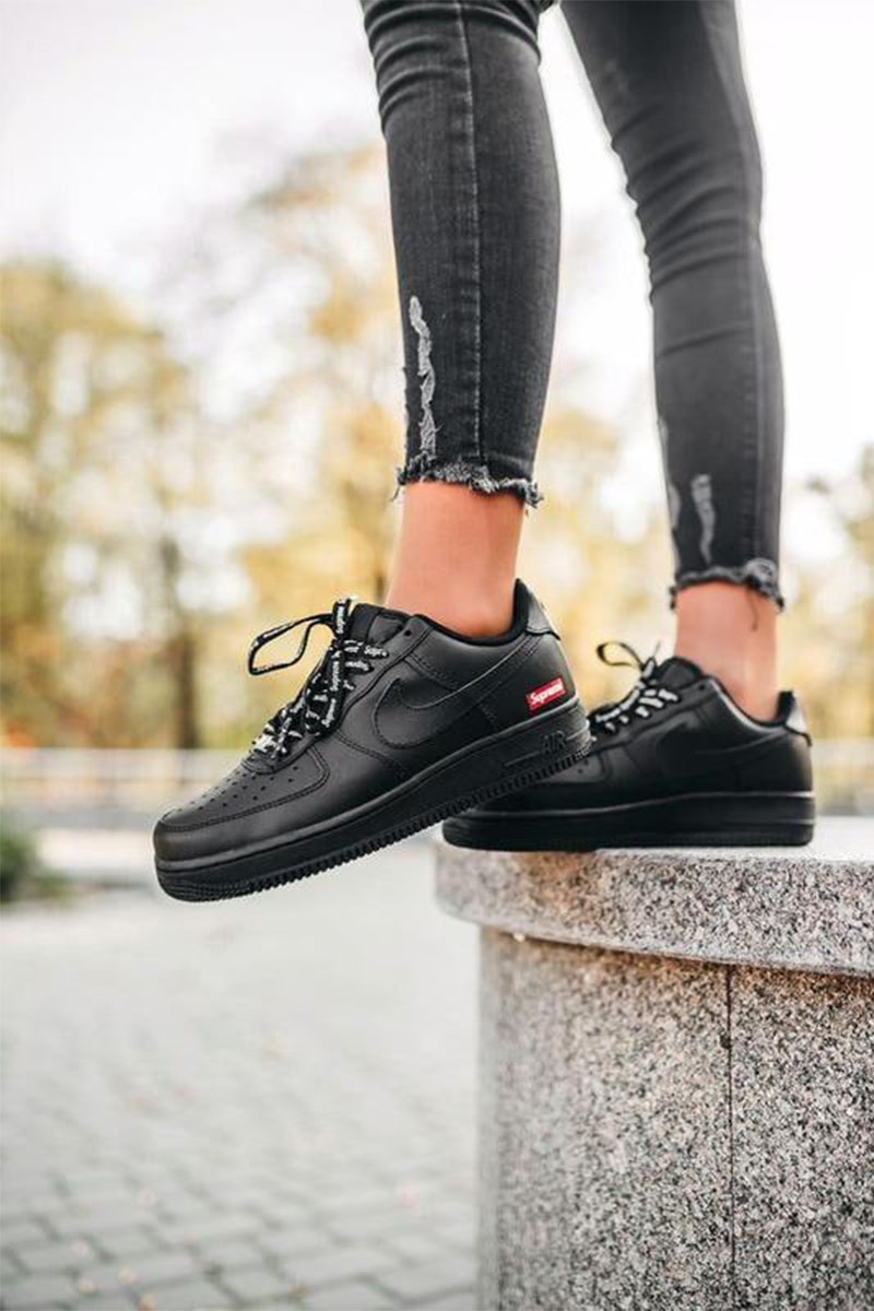 Nike Кроссовки Supreme x AF1 - Black