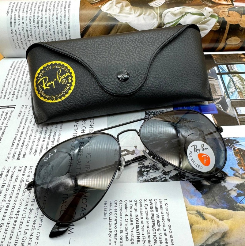Ray-Ban Солнцезащитные очки Aviator Large Metal - Black