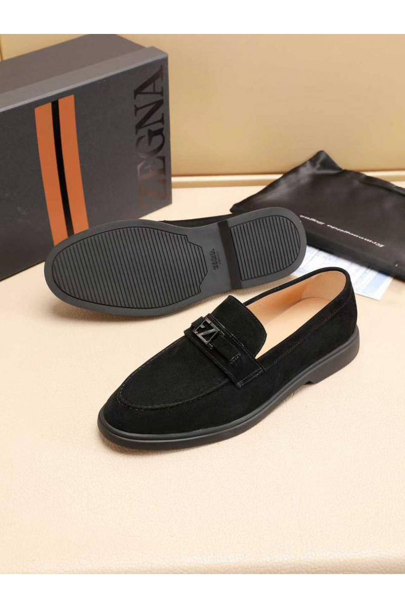 Zegna Мужские замшевые лоферы 