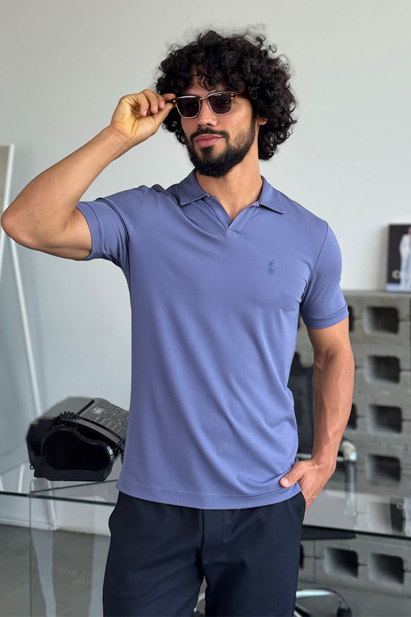 Polo Ralph Lauren Мужское синее поло 