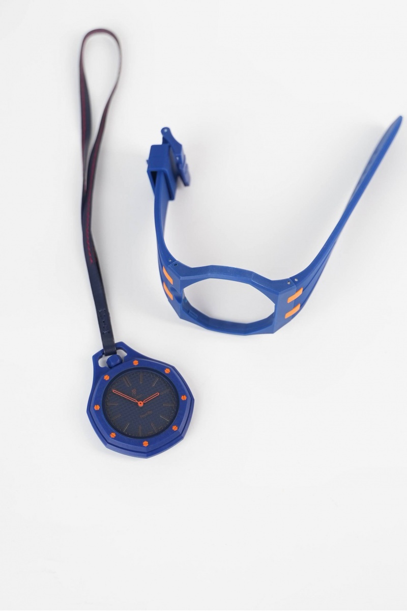 Designer Clothing Часы Audemars Piguet x Swatch "Royal Pop" Orenji Hachi premium