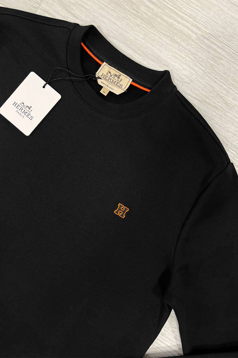 Hermes Мужской чёрный свитшот 