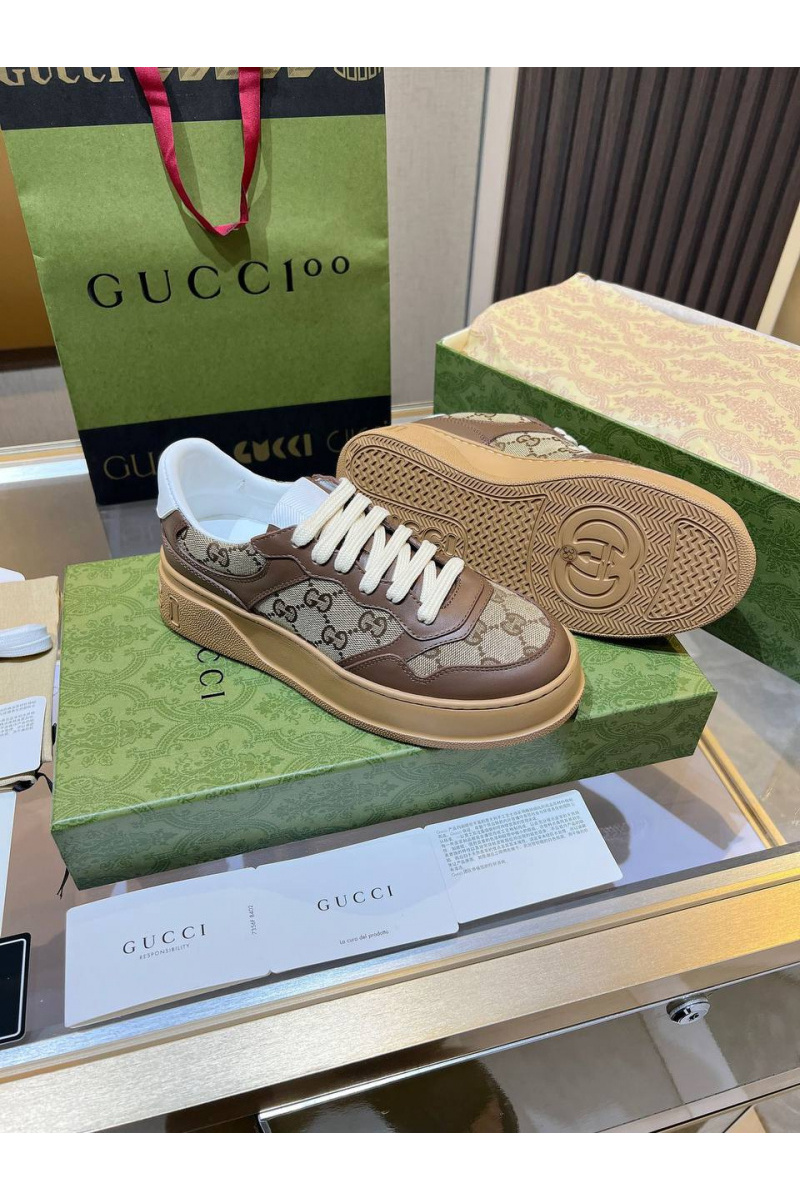 Gucci Женские кроссовки Chunky B Premium - Brown