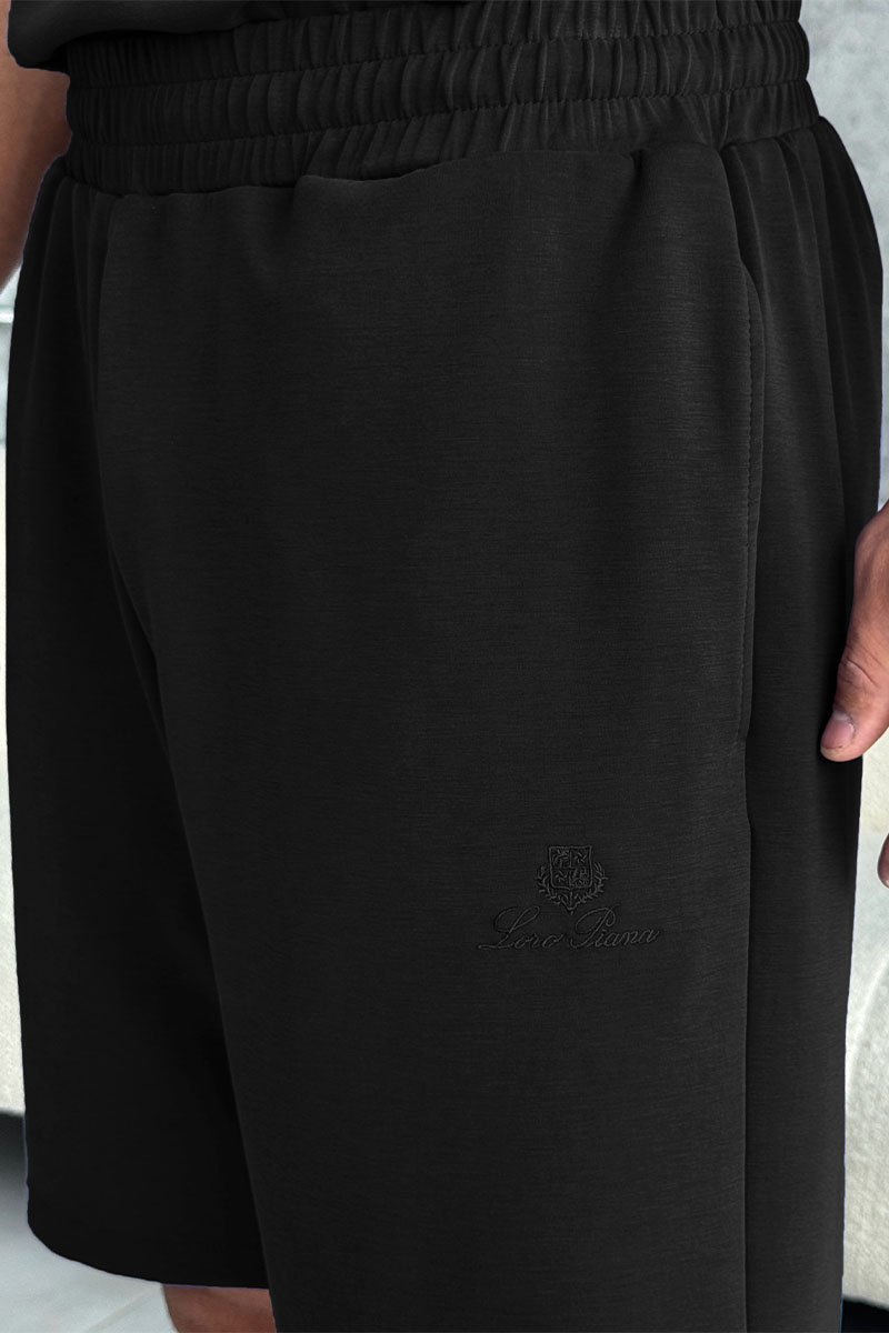 Loro Piana Мужской чёрный костюм 