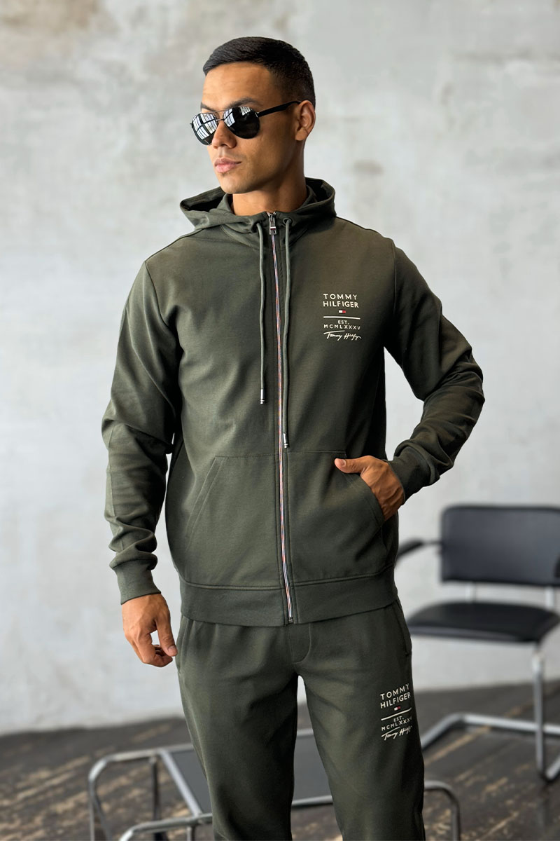 Tommy Hilfiger Спортивный костюм зелёного цвета 