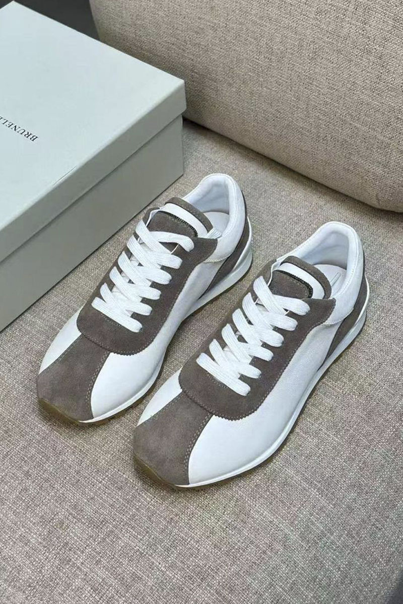 Brunеllо Сuсinеlli Женские комбинированные кроссовки low-top premium