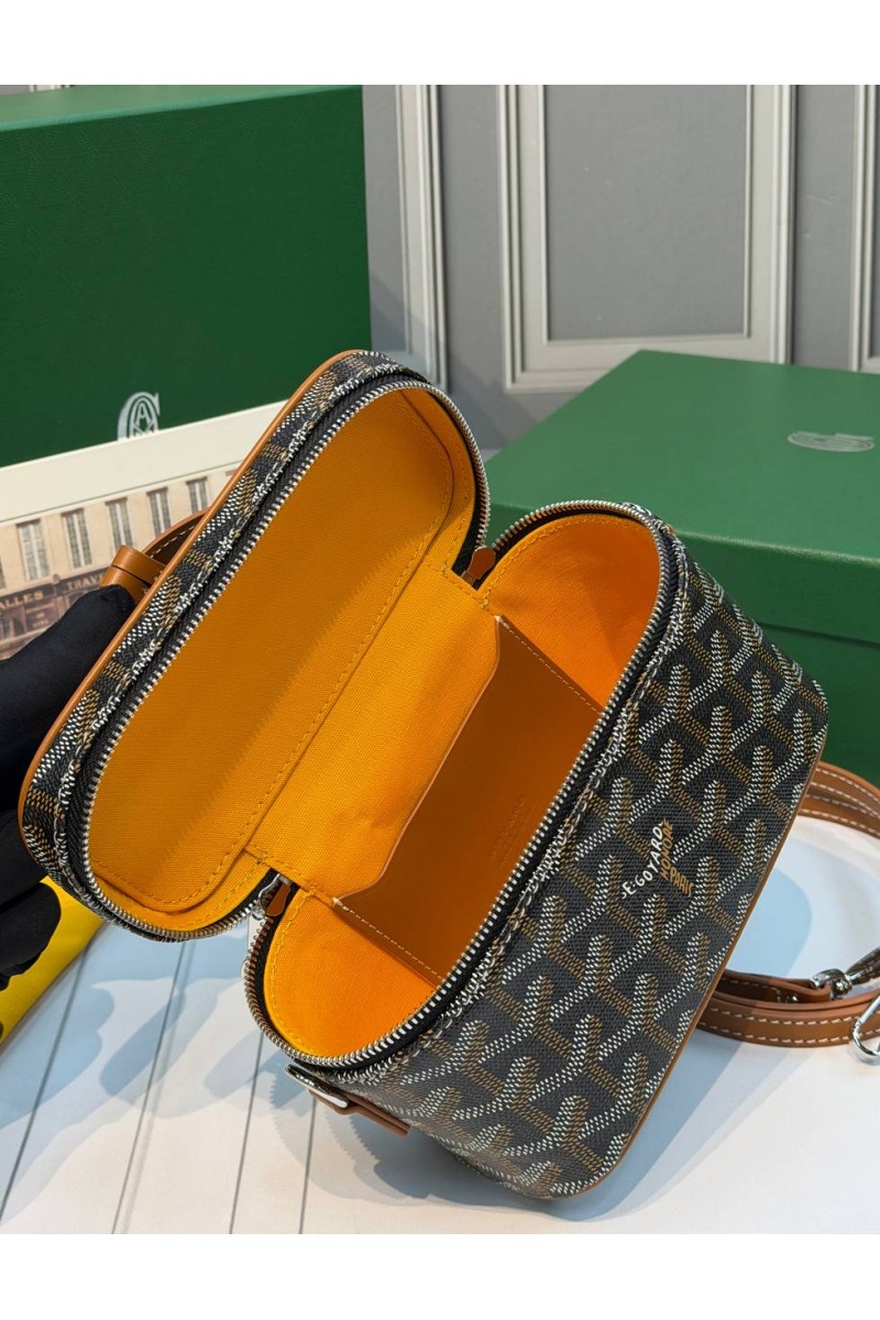 Designer Clothing Кожаная сумка Goyard Muse Mini Vanity ​premium 16,5x10,5x8 см