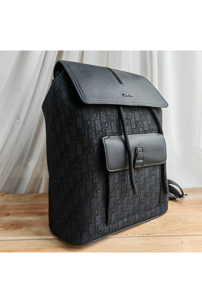 Dior Рюкзак  Oblique Jacquard 41x32 см - Black