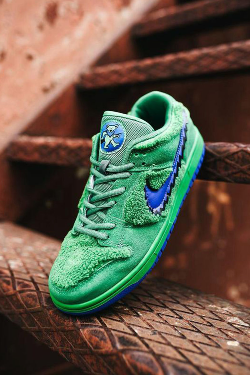 Nike Кроссовки Grateful Dead x SB Dunk Low "Green Bear"