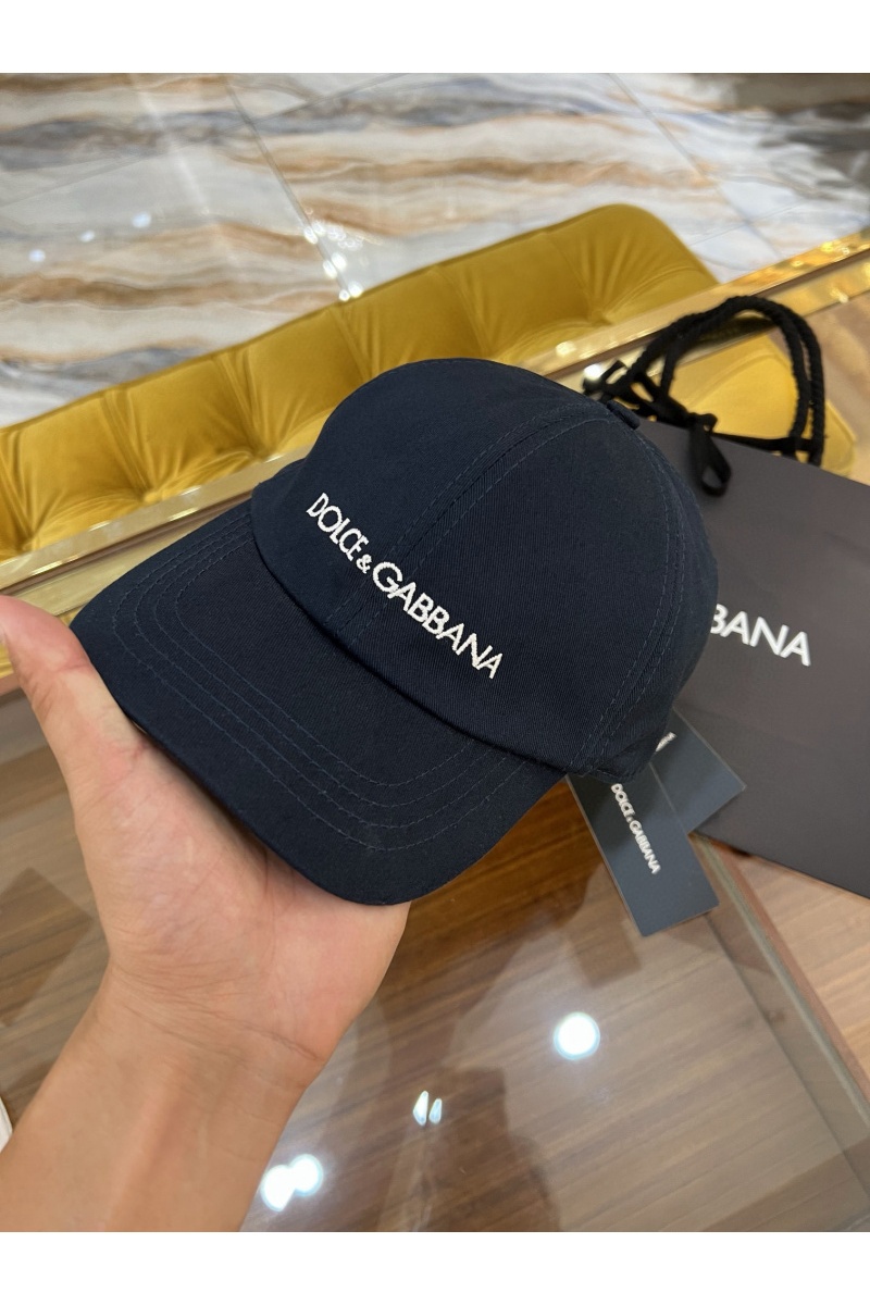 Dоlсе & Gаbbаnа Бейсболка синего цвета logo-embroidered