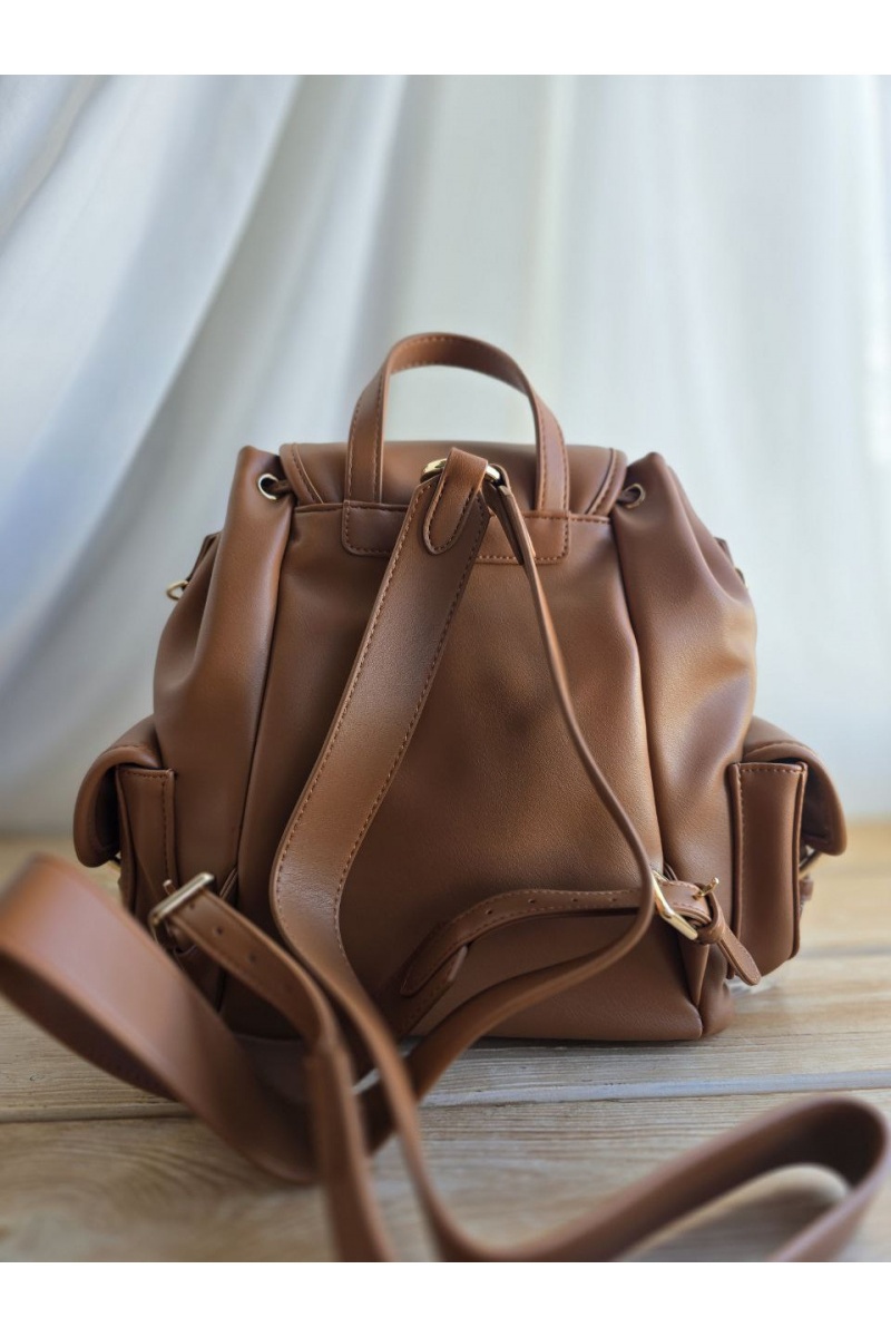 MIU MIU Кожаный рюкзак 30x25 см - Brown