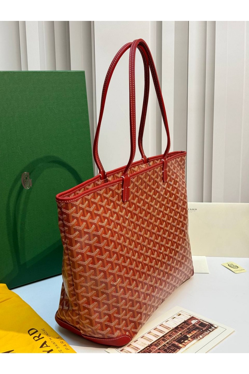 Designer Clothing Кожаная сумка Goyard Artois premium 31x24x15 см