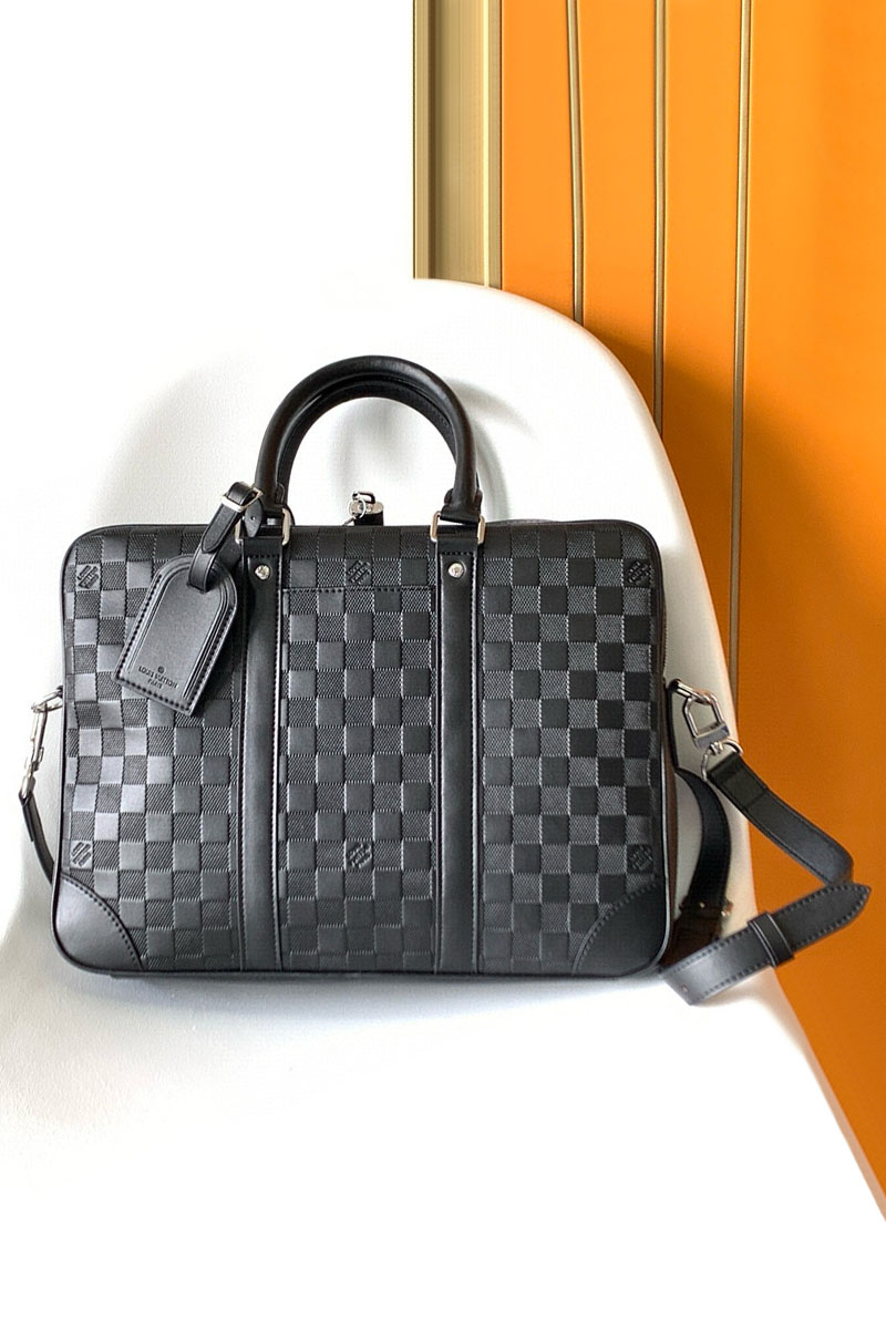 Lоuis Vuittоn Кожаный портфель Premium 36.5x27.5x6 см