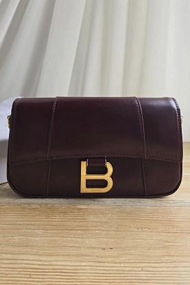 Кожаная сумка Hourglass 22x13 см