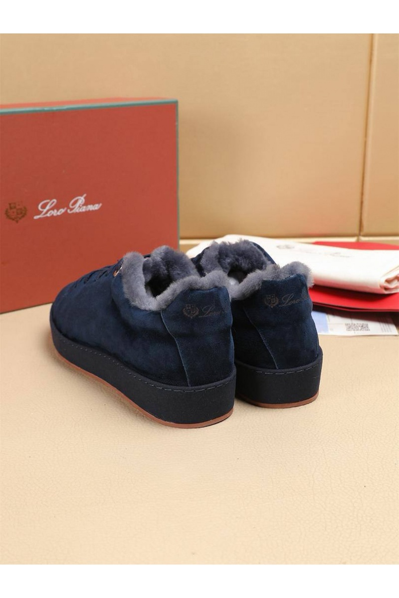 Loro Piana Зимние кроссовки с мехом 