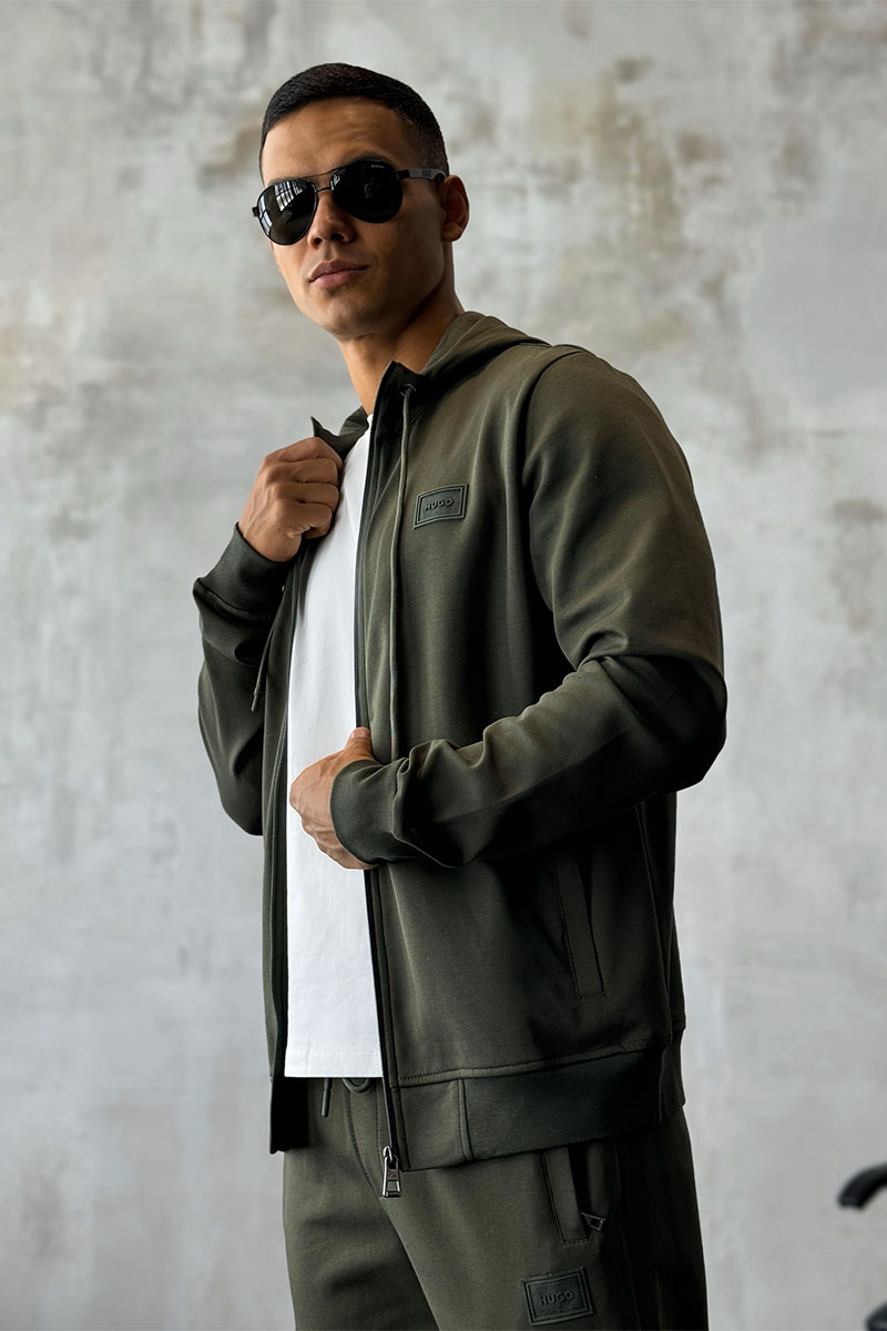 Hugо Воss Спортивный костюм logo-patch - Green