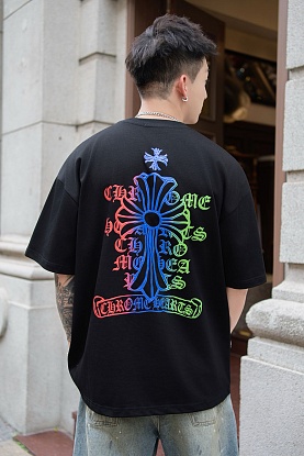 Чёрная оверсайз футболка Premium